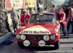 Jeremy's Lancia on the start line