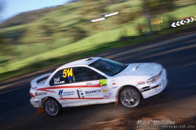 Fusion Motorsport in action at the 2009 asp / Cut Price Adelaide Hills Tarmac Rally